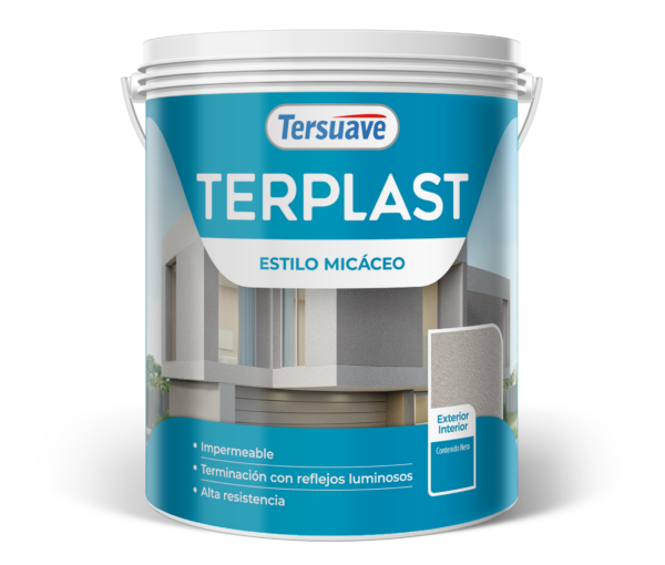 Revoque Plástico Estilo Micaceo - Impermeable y Antihongos Tersuave