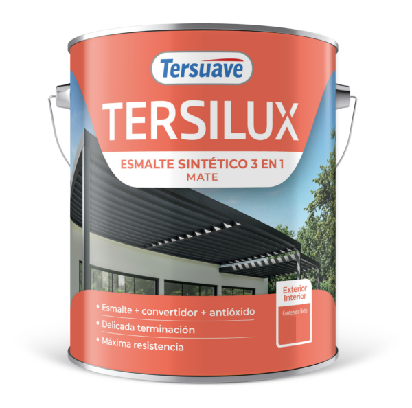 TERSILUX Esmalte Sintético 3 en 1 Mate - Protección y Durabilidad en un Solo Paso