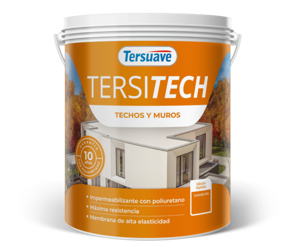 Tersitech Impermeabilizante Techos y Muros Elastomérico para Exterior  – Protección Flexible y Duradera