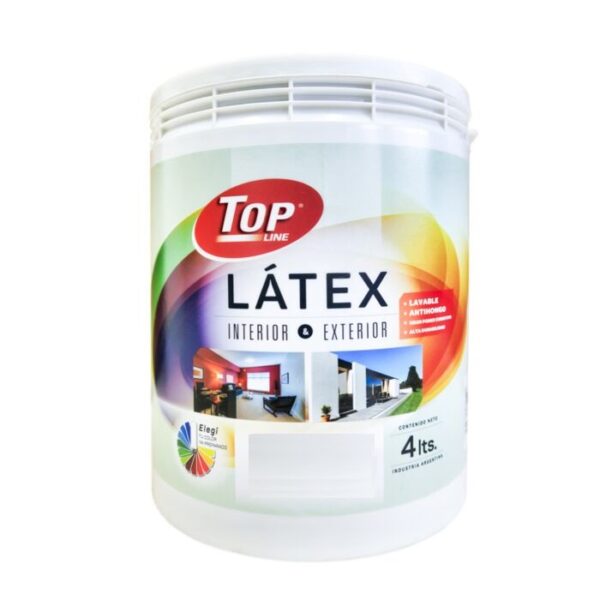 Látex Top Antihongo y Lavable - Interior y Exterior