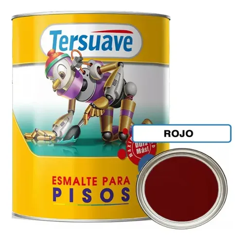 Esmalte para Pisos Rojo – 4L Tersuave