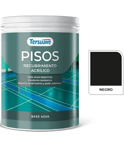 Pintura Pisos Deportivos Negro – 4L Tersauve